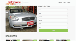 Desktop Screenshot of kathmanduautomobiles.com.np